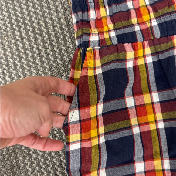 Anthropologie Kopal Heera 100% Cotton Handmade Plaid Jumpsuit, size S - Picture 8 of 9